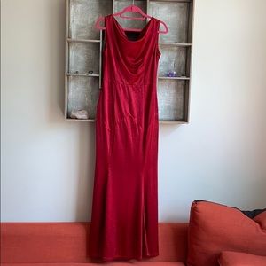 Silky Red Dress